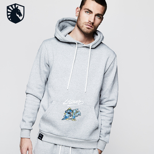 Liquid x Tokidoki卫衣男装恐龙玩家连帽卫衣上衣秋冬季LXT0100