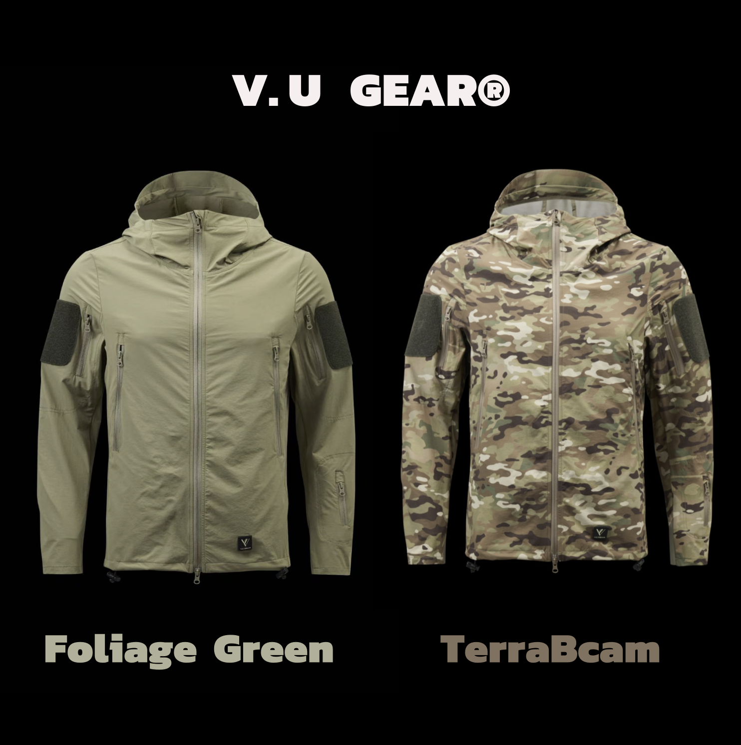 VU GEAR Ranger AC春秋轻量吸湿排汗速干防晒四面弹多袋软壳夹克