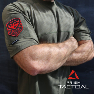 美国Condor 三叉戟战术圆领短袖弹力透气T恤户外运动打底速干上衣