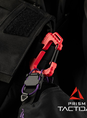 PSIGEAR 多功能背包背心DIY挂钩MOLLE塑料登山扣战术挂扣大D扣