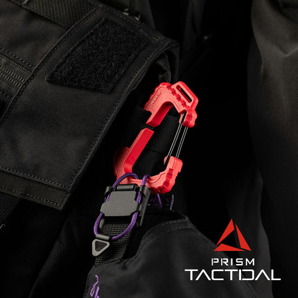 PSIGEAR 多功能背包背心DIY挂钩MOLLE塑料登山扣战术挂扣大D扣