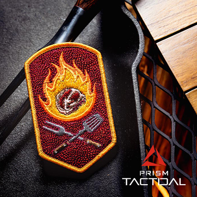 美国PDW Grill Master Morale Patch 烧烤大师刺绣魔术贴士气章