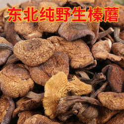东北野生榛蘑干货500g长白山土特产小鸡炖蘑菇丁无根新货一斤包邮