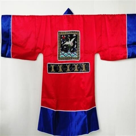 新款天师府道士服装道家用品道家法衣经衣道服道袍补子衣仙鹤衣缎