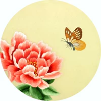 Tô Châu thêu kit kit người mới bắt đầu gói Tô Châu thêu quạt thêu hai mặt chất liệu quạt gói Không có nền tảng có thể được thêu - Bộ dụng cụ thêu tranh thêu mẹ quan âm