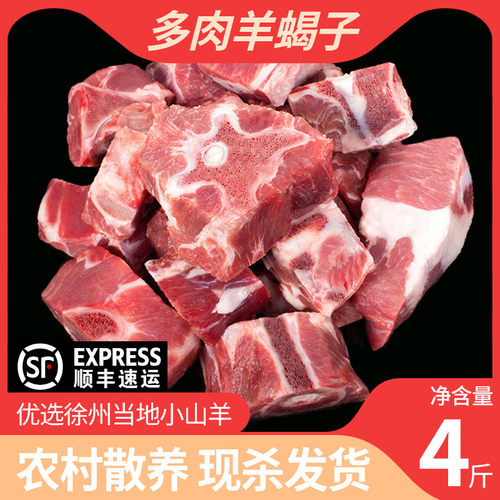 新鲜带肉羊蝎子羊脊骨带骨羊肉