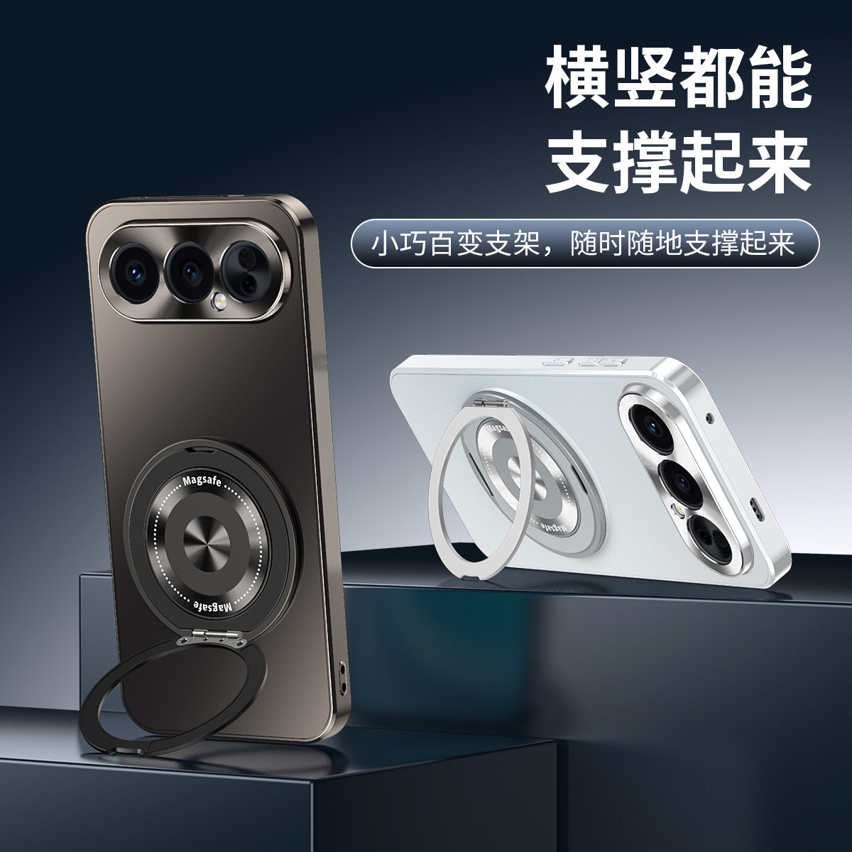 适用华为荣耀500手机壳新款honor500pro带支架保护套Honor镜头全包防摔五百系列高级男女款por奢华外壳后壳