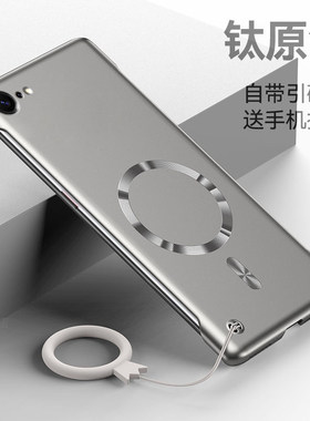 适用苹果16e手机壳新款iPhone16e无边框se4代超薄硬壳apple金属质感ip16e男女车载磁吸创意十六e带挂环保护套