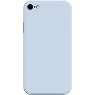 适用于苹果6splus手机壳iPhone6新款烟灰蓝6plus液态硅胶6s全包防摔直边简约纯色六软壳男女情侣款磨砂保护套