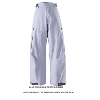 日系户外三防软壳工装冲锋裤男女秋季宽松休闲百搭情侣徒步登山裤