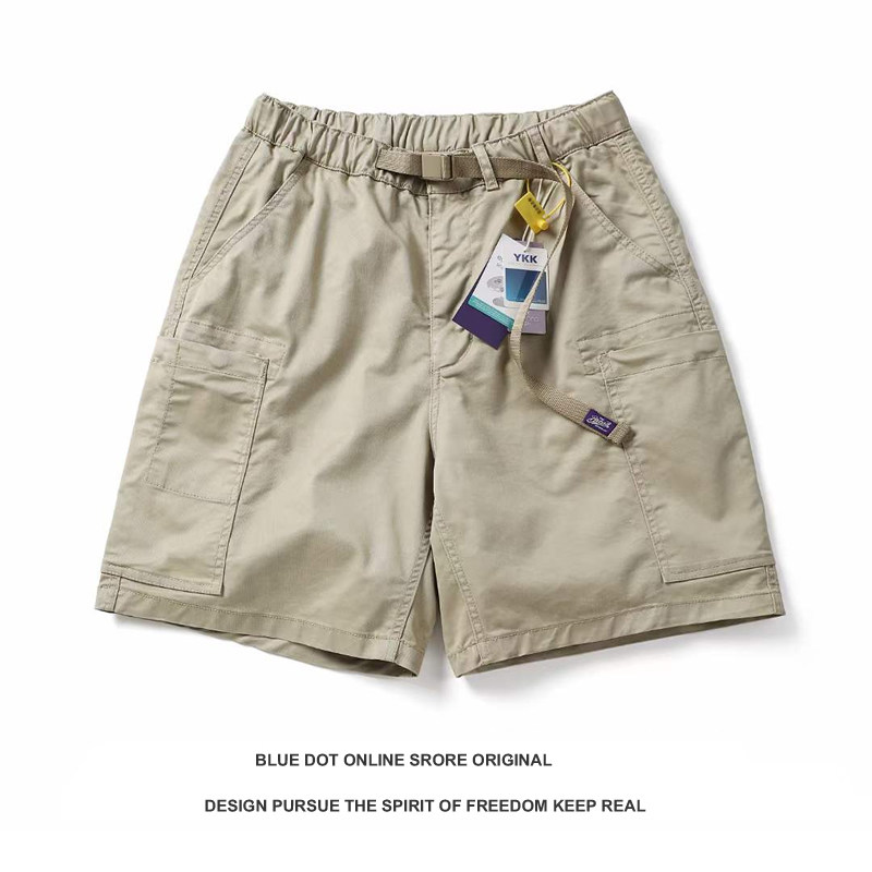 日系复古青年紫标多口袋简约工装短裤宽松男经典休闲裤子男五分裤,男装,短裤,淘宝优惠券,粉丝福利购,淘宝优惠卷