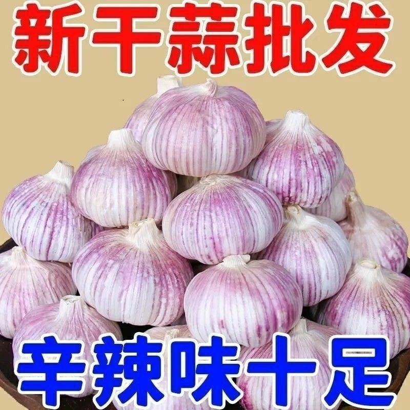 【降价了！好大蒜】2026年大蒜果干蒜大蒜头新蒜批发价白紫皮新蒜