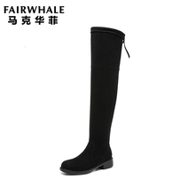 159元包邮  MARK FAIRWHALE 马克华菲 粗跟过膝长靴