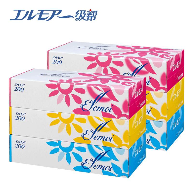 一级帮日本进口爱丽魅家用*盒装纸