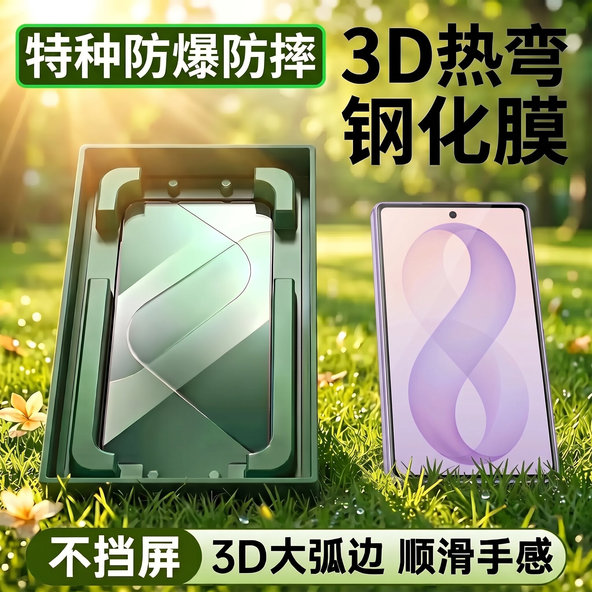 适用三星ZFold8ultra热弯钢化膜