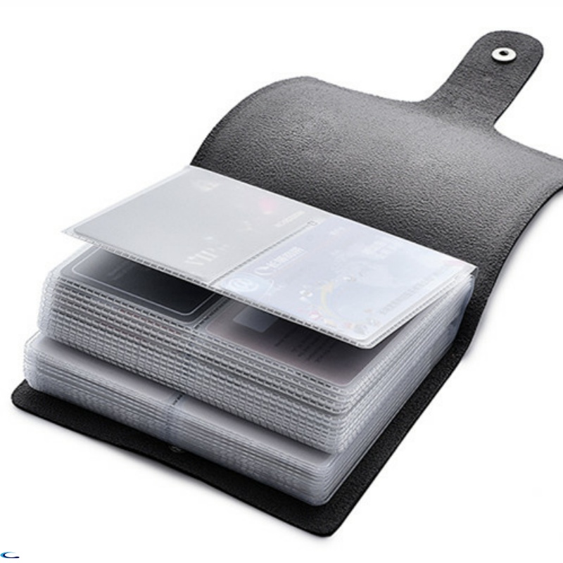 新款韩版卡包 男女式多卡位 简约大容量名片包 60卡位 防消磁卡夹