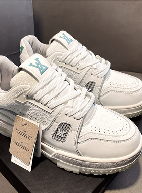 【APP过验版】驴家板鞋轻奢trainer男女2025新款女鞋潮流厚底板鞋