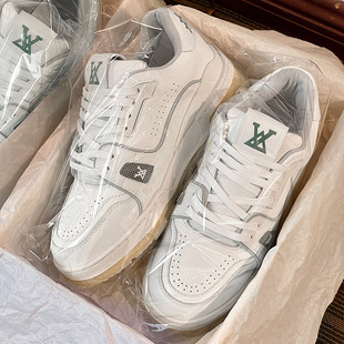 驴家板鞋轻奢trainer男女款2025新款男女潮流厚底增高运动男鞋潮