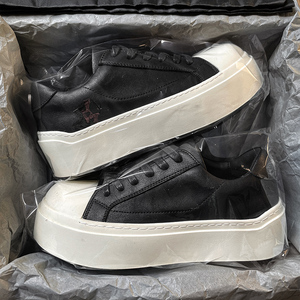 厚底增高大头休闲板鞋男女款2025新款春季情侣低帮百搭休闲男鞋潮