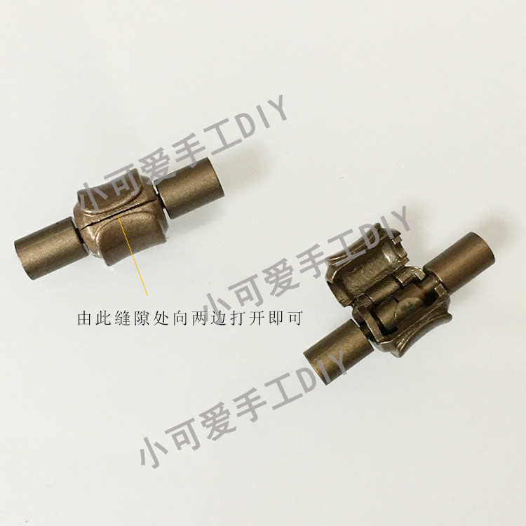 双保险扣头磁力扣手链红绳diy