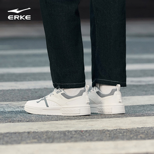 扬帆鸿星尔克板鞋男鞋平底鞋学生厚底增高运动鞋轻便防滑休闲鞋子