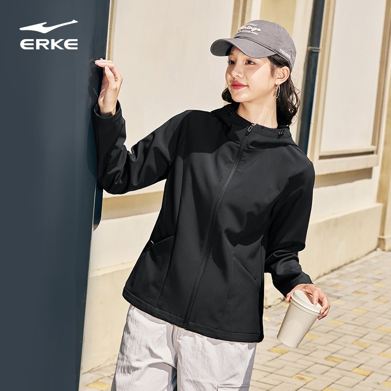 鸿星尔克风衣女2025秋冬新款女士加绒防风运动服外套女装女款夹克,运动服/休闲服装,运动风衣,淘宝优惠券,粉丝福利购,淘宝优惠卷