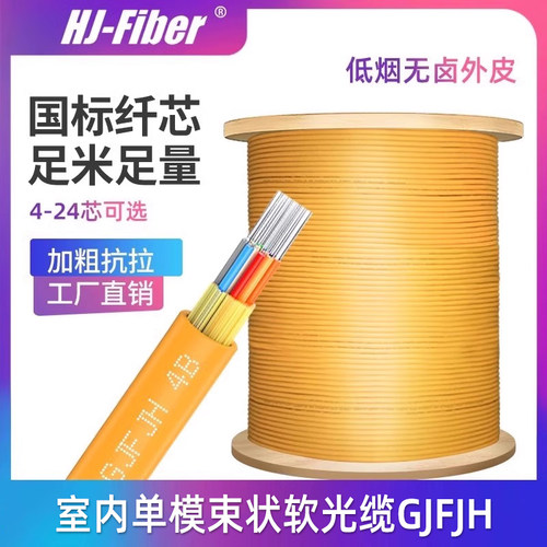 定制室内国标纤芯束状单模光纤