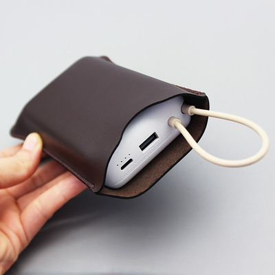 适用于小米自带线充电宝20000毫安33W移动电源保护套皮套收纳包皮