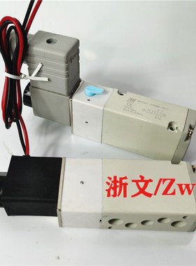 MVSD电磁阀MVSC-220M-4E1-DC24V Mindman五通换向阀板式孔底