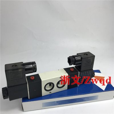 电磁阀4M220-08二位五通4M22008A/B双电控换向阀贴面板式