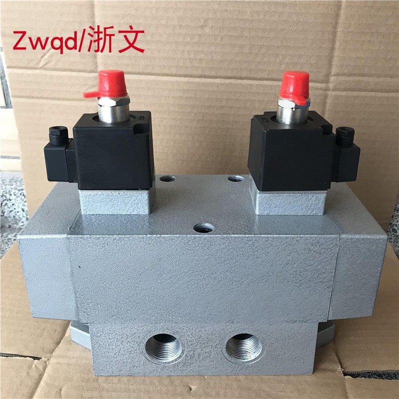 g1寸dn25三位五通电磁阀k35d2-25 k35d2h-25 y中封中泄式换向阀