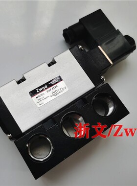 电磁阀SVF6120二位五通换向阀DC21-26V 24V AC220V气动阀