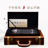 河南非遗礼品汝阳刘毛笔狼羊豪收藏级书法行楷国画私人定制高套笔