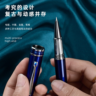 永生蓝钻系列美工弯尖钢笔全铜打造重手感专业级成人商务高端钢笔