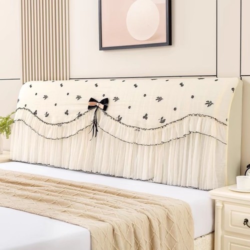 新款全包床头套罩软包简约现代防尘通用万能床头罩靠背套卧室神器