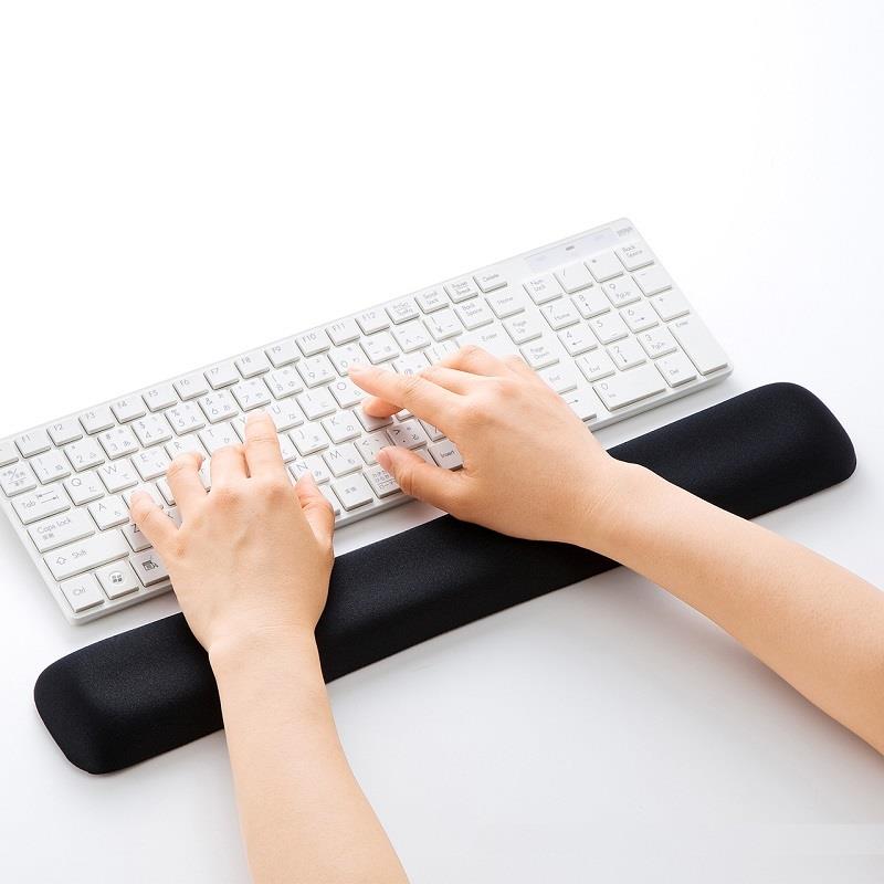 日本sanwa机械键盘手托护腕垫记忆棉防腱鞘炎笔记本手垫腕托腕垫 3C数码配件 USB暖手鼠标垫 原图主图