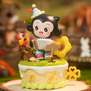 【猿辅导官方旗舰店】「森林音乐会」限量珍藏版小猿音乐手办礼盒