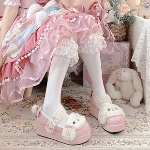 兔团子厚底芝士芒芒物语松糕底doll感可爱百搭 7天内发货 全款