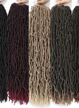 新款直销非洲不规则脏辫辫子发非洲脏辫 欧美假发化纤发NU Locs蚯