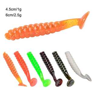 新款直销波动T尾鱼路亚饵微物根钓仿生软铒鱼饵黑坑鲈鱼翘嘴红尾