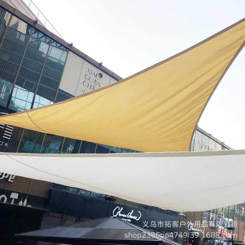 新款直销跨境热销 庭院花园防水遮阳帆 420D三角形遮阳篷防紫外线,户外/登山/野营/旅行用品,天幕,淘宝优惠券,粉丝福利购,淘宝优惠卷
