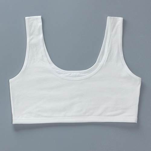 新款直销少女文胸发育期 加肥加大胖学生200斤180大码棉背心内衣