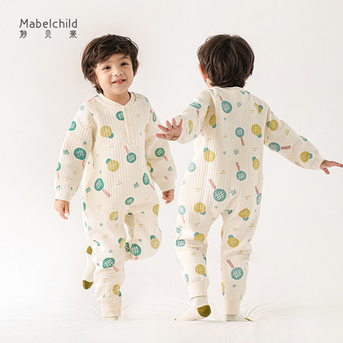mabelchild秋冬季家居服连体衣