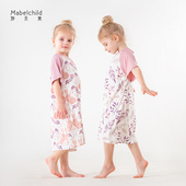 吸湿排汗宝宝家居服女孩公主睡衣 薄款 2件5折 儿童睡裙夏季