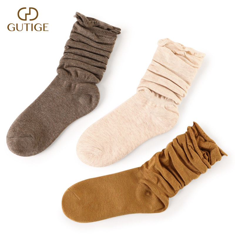 3双堆堆袜女春秋款中筒袜黑色jk学院风含羊毛纯色长袜子日系ins潮在类目 女士内衣/男士内衣/家居服, 短袜/打底袜/丝袜/美腿袜中 - 来自Buy2taobao.com提供专业的淘宝代购服务