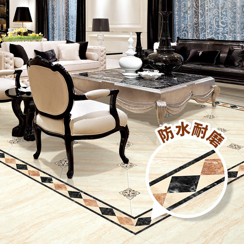 客厅地板波导线贴纸自粘地贴玄关走廊墙贴瓷砖耐磨防水地面踢脚线