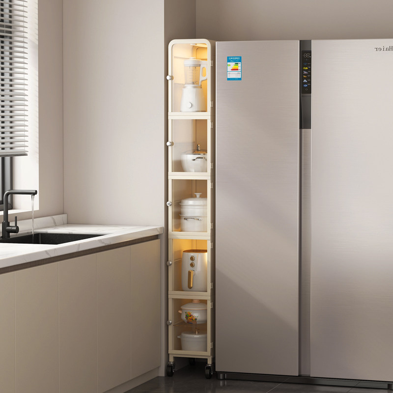 厨房夹缝置物架落地多层25公分夹缝柜储物高柜立柜靠墙窄款收纳柜,厨房/烹饪用具,厨房置物架/置物柜/角架,淘宝优惠券,粉丝福利购,淘宝优惠卷