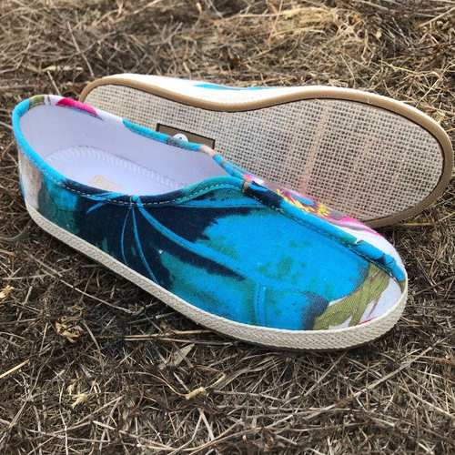 手工刺绣布鞋布语堂草药纳底禅意