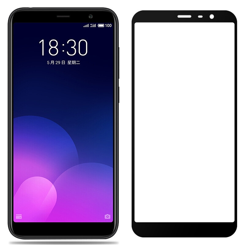 魅族魅蓝6t钢化膜 魅蓝s6高清保护膜魅蓝6防指纹防爆玻璃手机贴膜