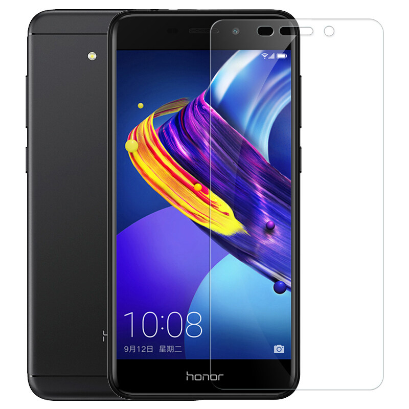 华为荣耀v9play钢化膜honor手机玻璃膜jmm-al00高清保护防爆玻璃